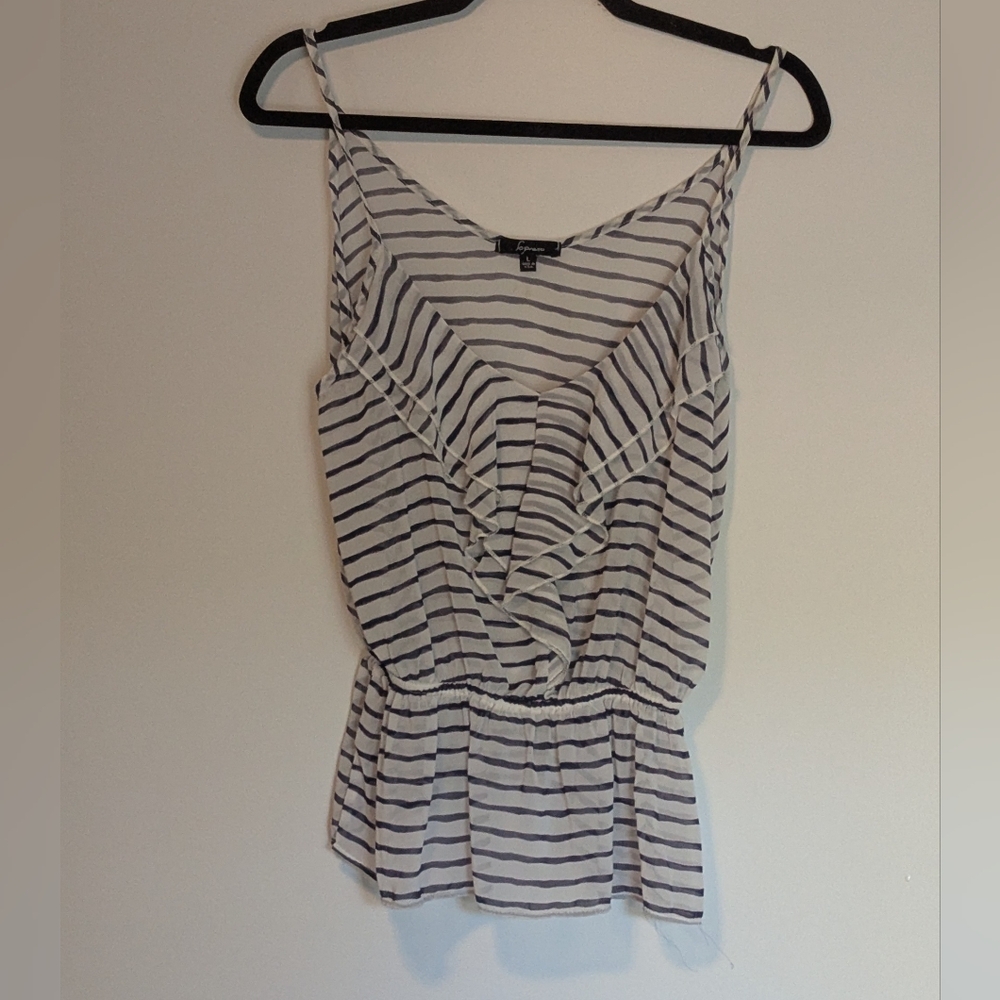 Blue and White Stripe Camisole